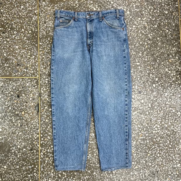 90s 리바이스 550 블루 진 데님 팬츠 34