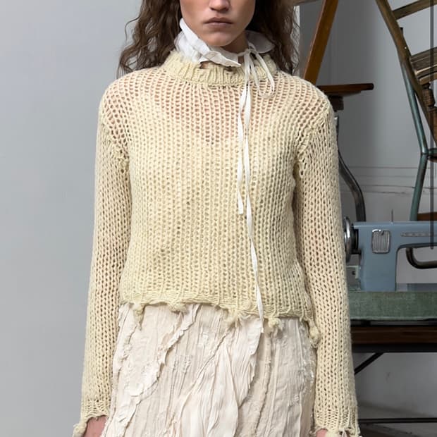 Openyy crop knit