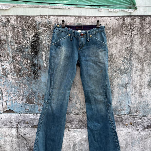 빈티지 리바이스 엔지니어드진 y2k 로우라이즈 부츠컷