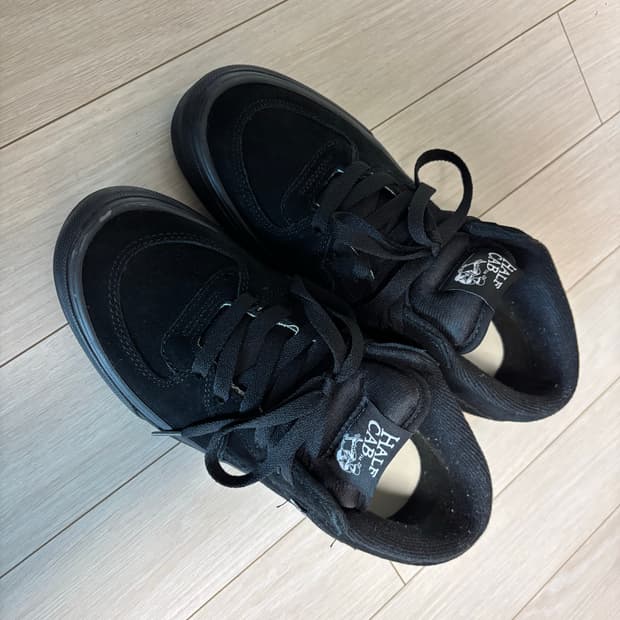 반스 하프캡 올블랙 250