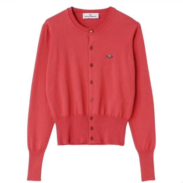 [XS] 비비안 웨스트우드 베아 가디건 코랄 핑크