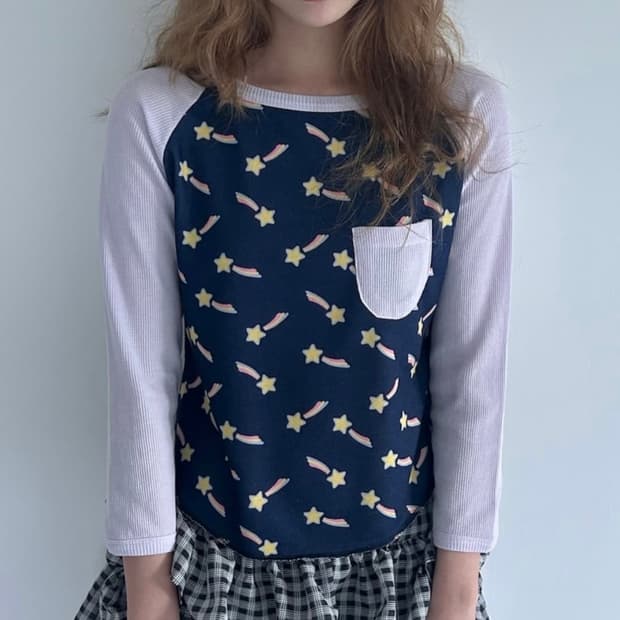 샵페어리 스타 와플 티