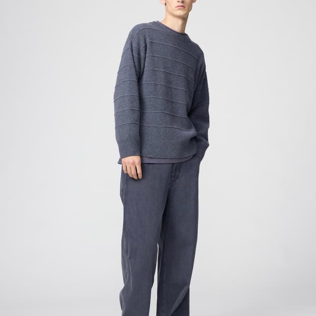 유니클로U 와이드핏 컬러진