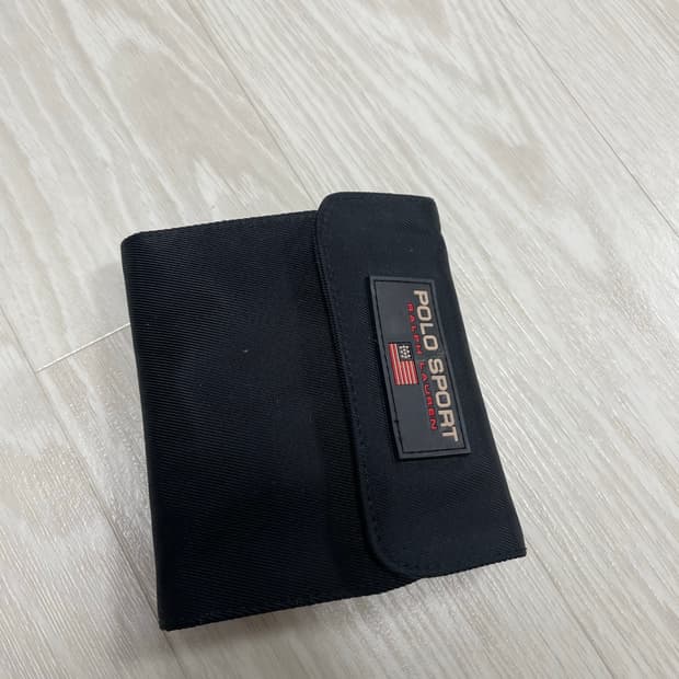 polo sport 폴로스포츠 반지갑 블랙 찍찍이