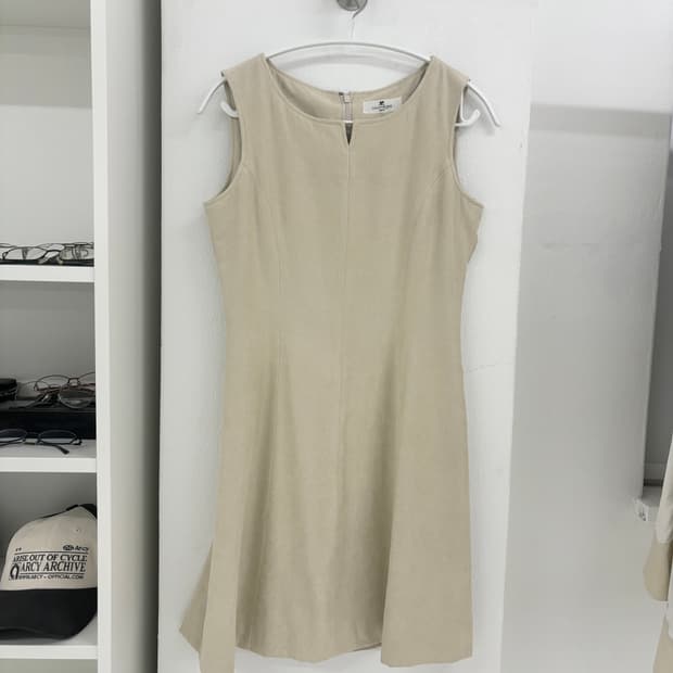 Courreges suede dress