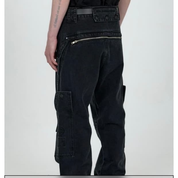 플라스틱프로덕트 mpa H-zip pocket pants