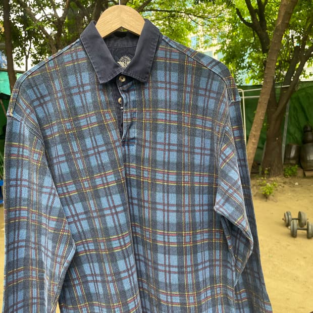 90s Dockers Levis 체크 카라티