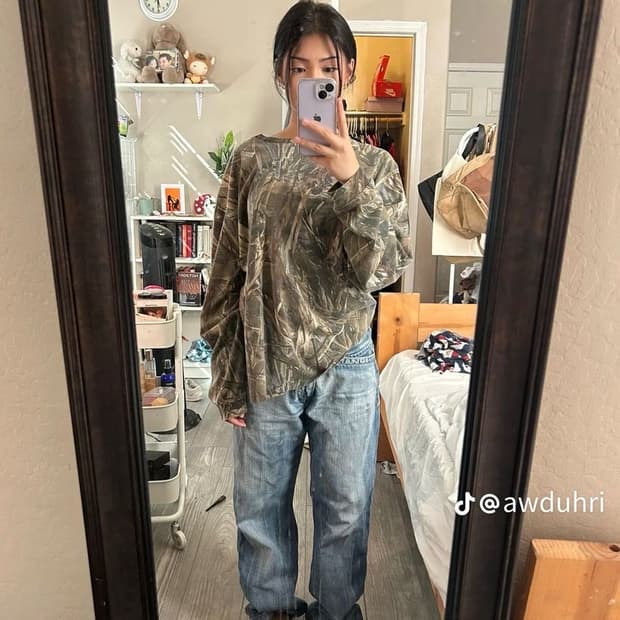 3XL) Real Tree Camo Long Sleeve