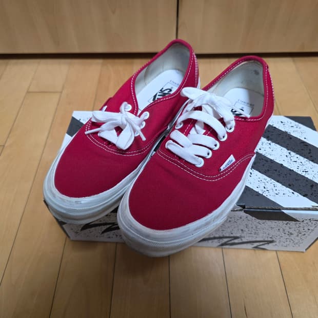 반스 어센틱 lx 칠리페퍼 260