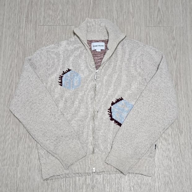 예스아이씨 다이스 니트 집업 L사이즈 