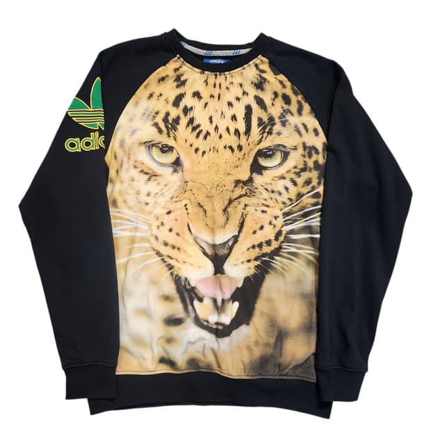 아디다스 오리지널스 재규어 프린트 크루 스웻 맨투맨 (110)