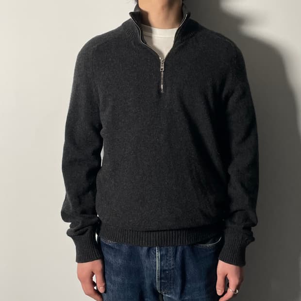 프라다 캐시미어 반집업 니트 (on.654)  