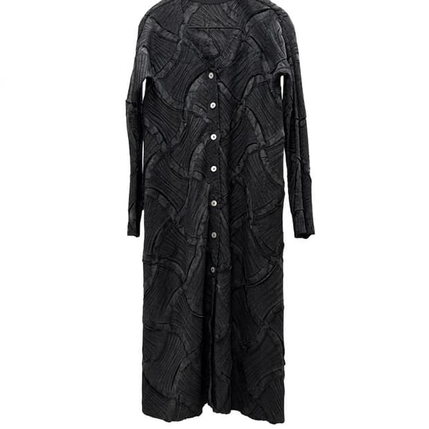 플리츠미 블랙 롱 원피스 FREE