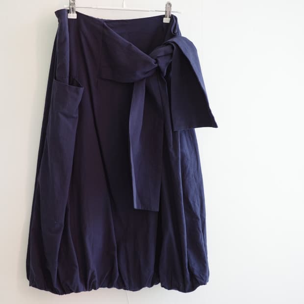 Jikonka deep bubble-hem layered skirt