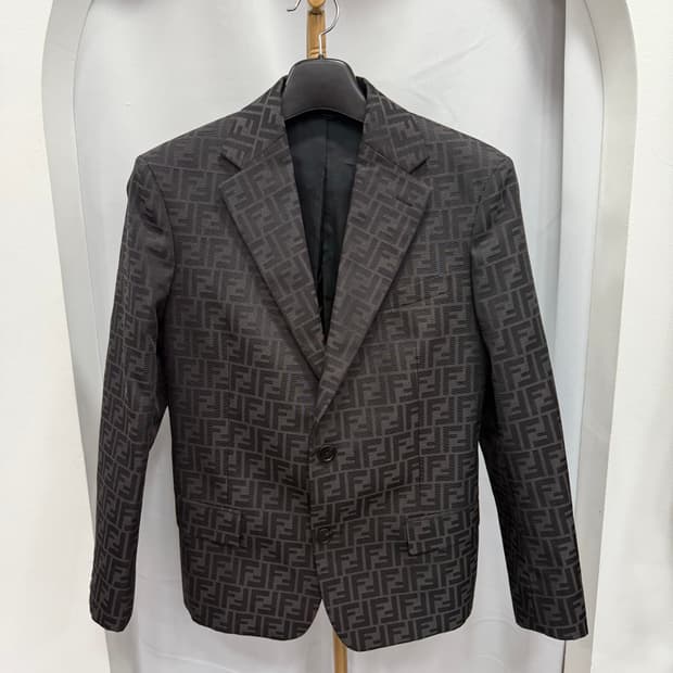 펜디 FF 모노그램 자카드 블레이저 자켓 50사이즈 