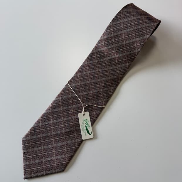 크로커다일 (Crocodile) 실크 넥타이 9cm