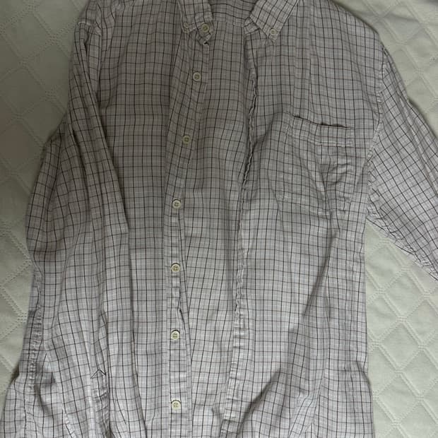 폴햄 남성 체크 셔츠 L 