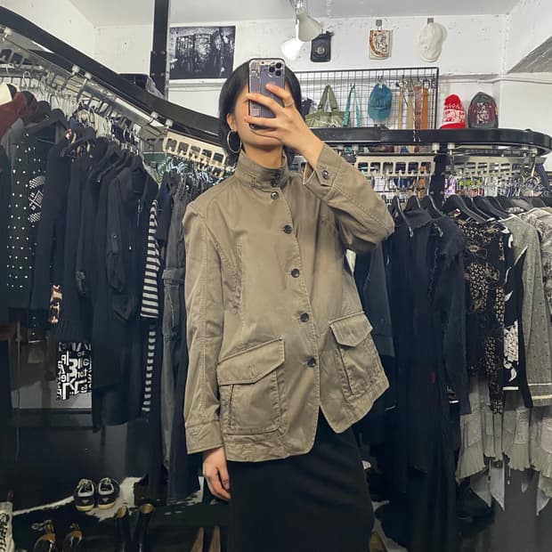 Intermezzo 버튼업 야상자켓