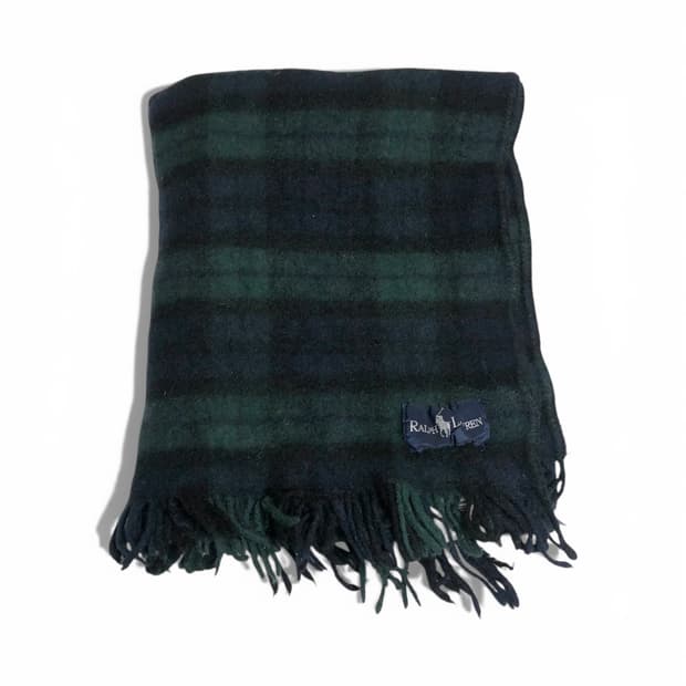 폴로 타탄체크 머플러