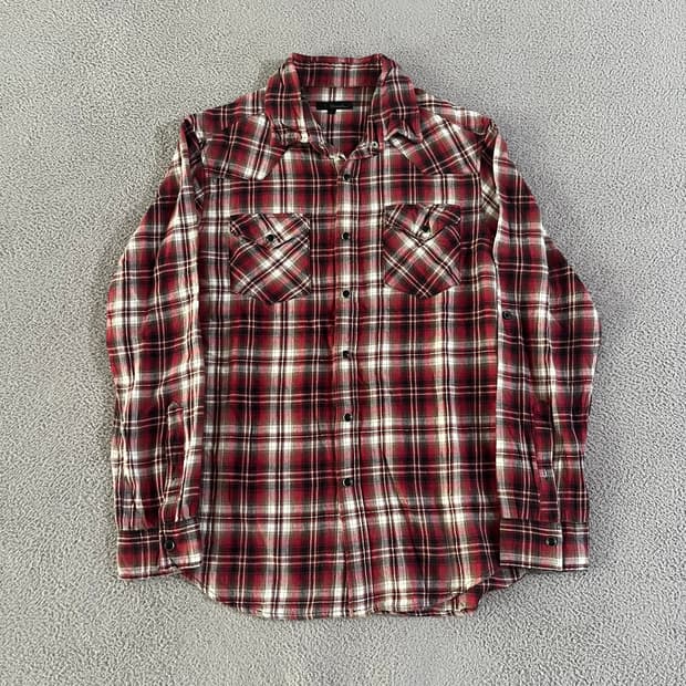 Y2k check shirt
