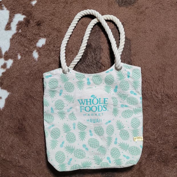 하와이 캔버스 패브릭 숄더&에코백(중대형)