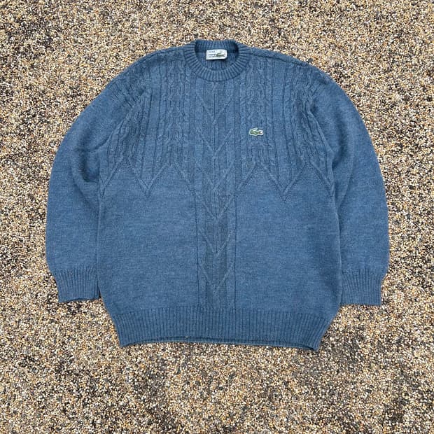 라코스테 케이블 니트