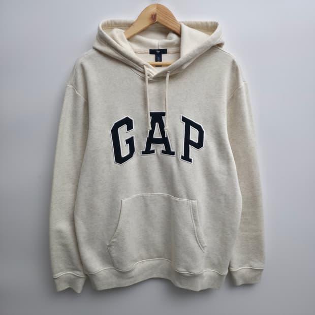 [L] 갭 GAP 후드티 아이보리
