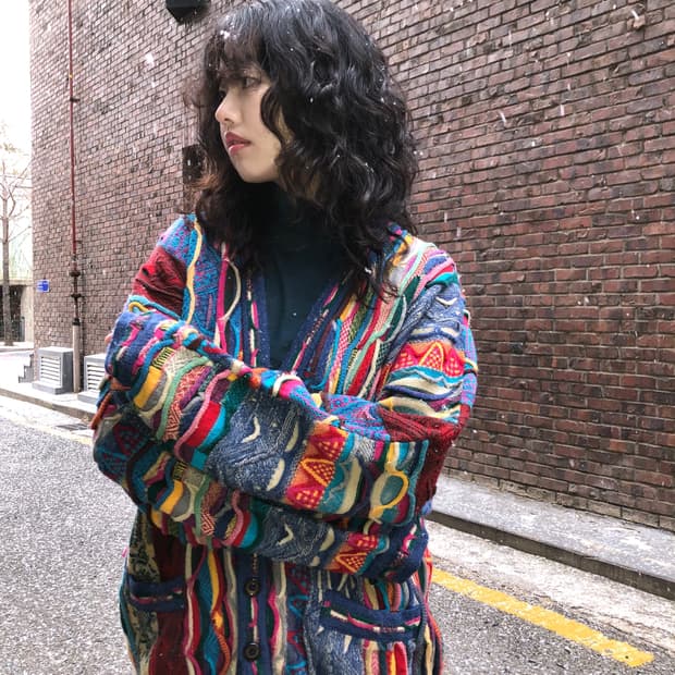 Bonzo cable cardigan