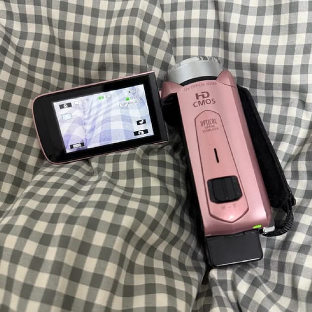 캐논 ivis HF R42 캠코더 핑크