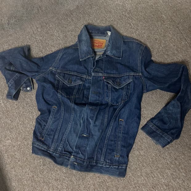 리바이스 빈티지 데님 청자켓 M