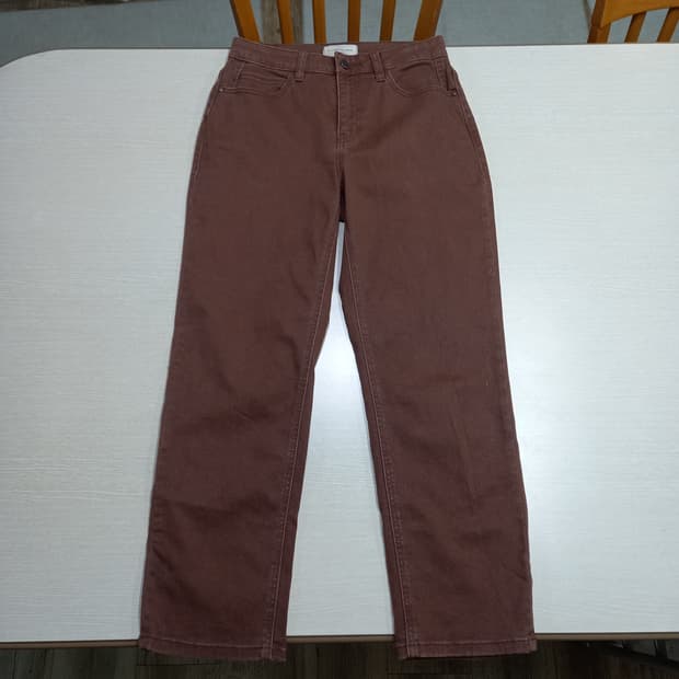 28 BLACKEY 스판 테이퍼드진 브라운 28-896