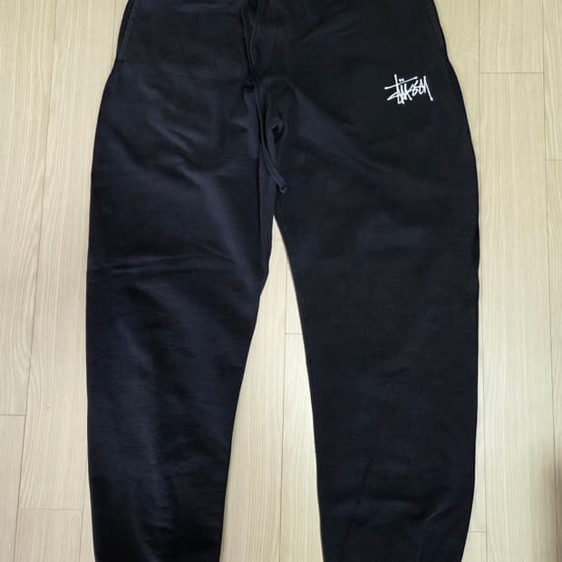 스투시 오버핏 스웻 조거팬츠
