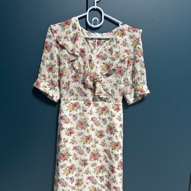 탑걸 플라워 원피스