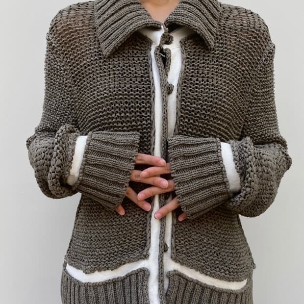 Hiroko koshino 니트 자켓