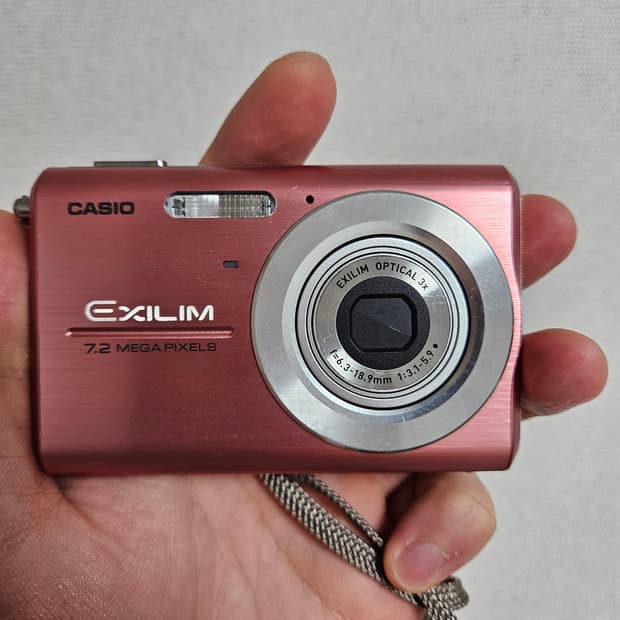카시오 엑슬림 EX-Z75 핑크 빈티지 디카 디지털카메라