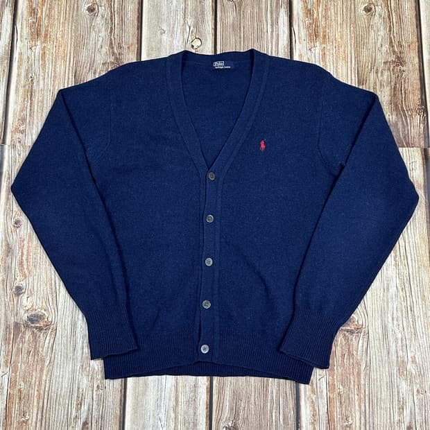 Polo Ralph Lauren 폴로랄프로렌 울가디건 네이비색상 S사이즈