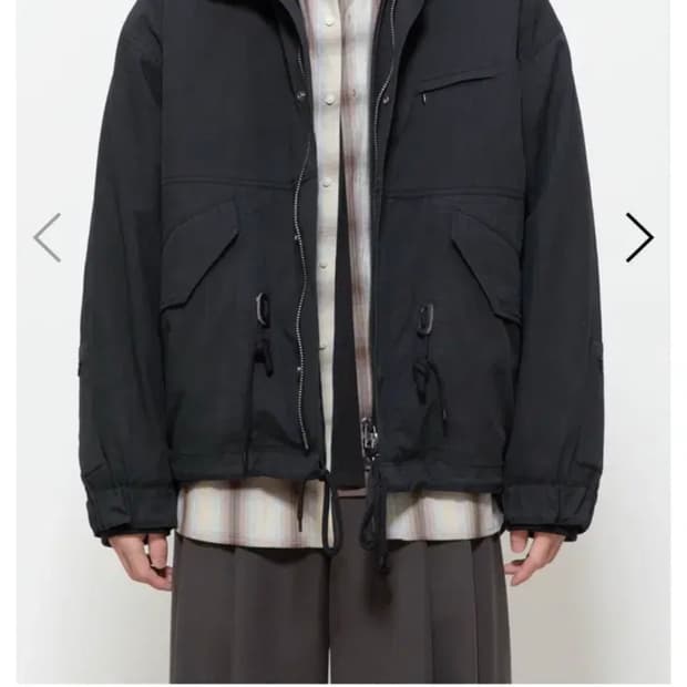 [새제품/2] 비긴202 빈티지 레이어 모즈파카 - 블랙