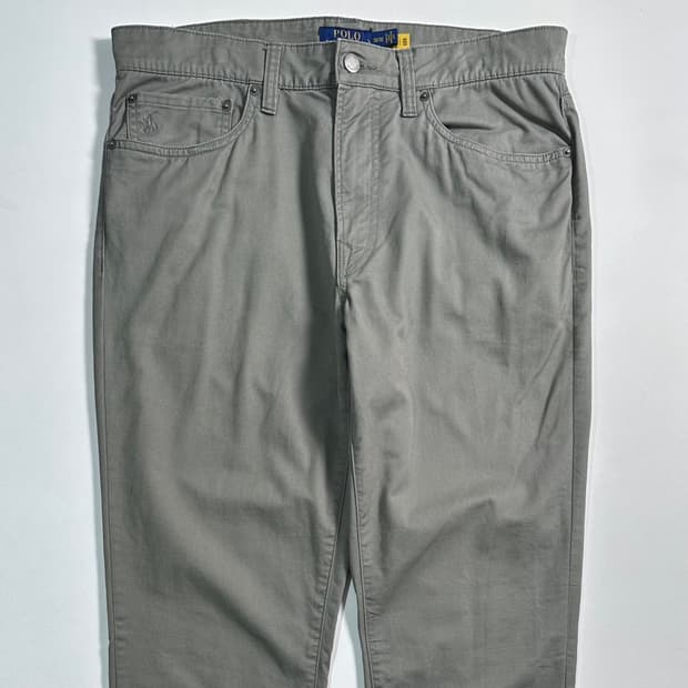  폴로 랄프로렌 카키 코튼 팬츠  