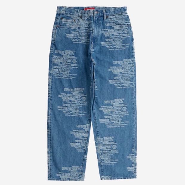 슈프림 SS23 트레이드마크 자카드 베기진