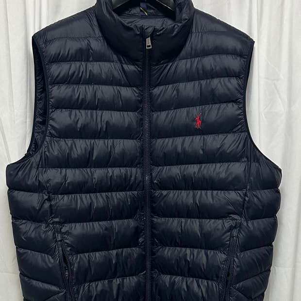 no.111 폴로 랄프로렌 패커블 네이비 경량패딩 조끼 xl 새제품