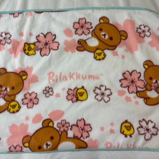 2021 리락쿠마 벚꽃 담요
