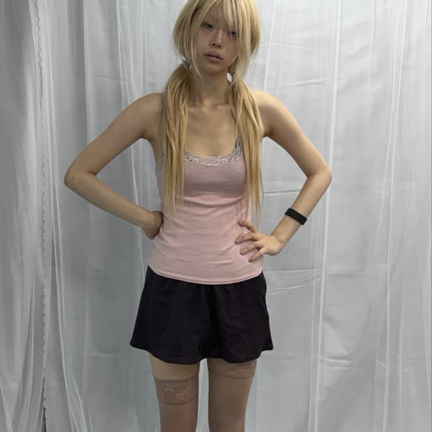 Vintage] Plum Mini Skirt