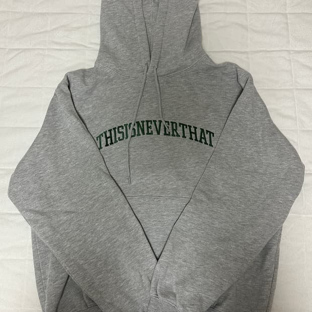 디스이즈네버댓 디네댓 로고 후드티 S
