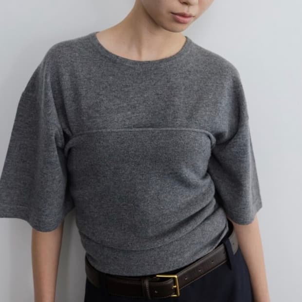 디애퍼처 니트 튜브탑