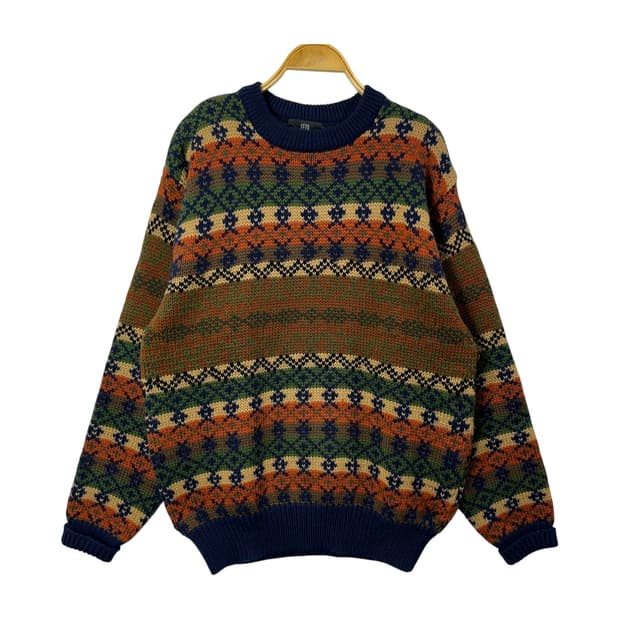 [FEZ9] 페즈나인 페어아일 울 니트