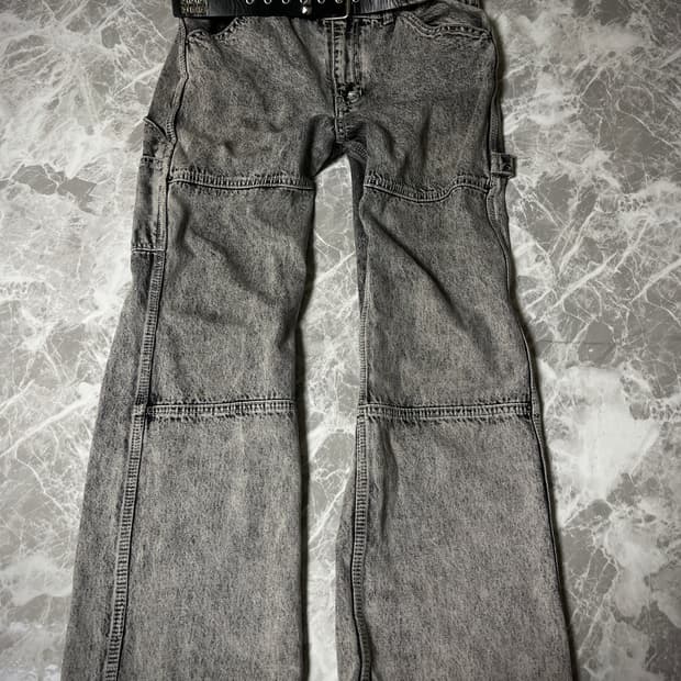 stone washed y2k pants