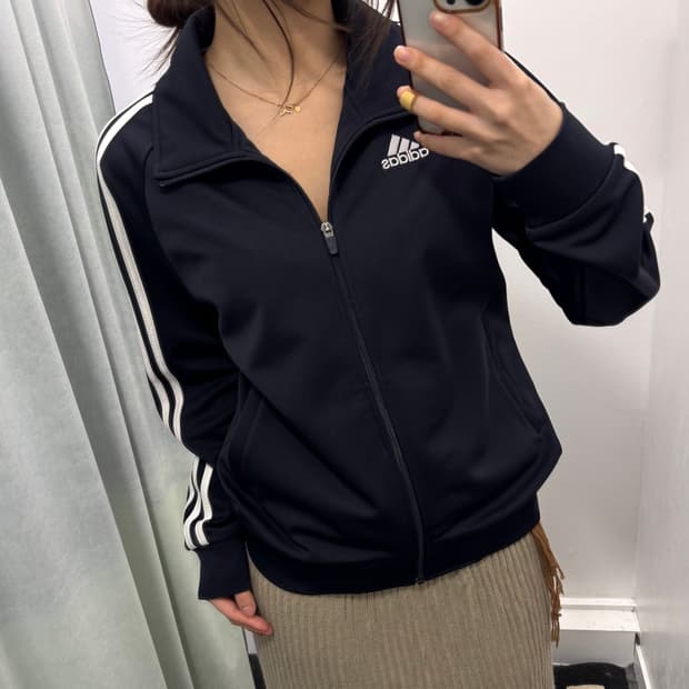 아다디스 네이비 트랙탑 져지