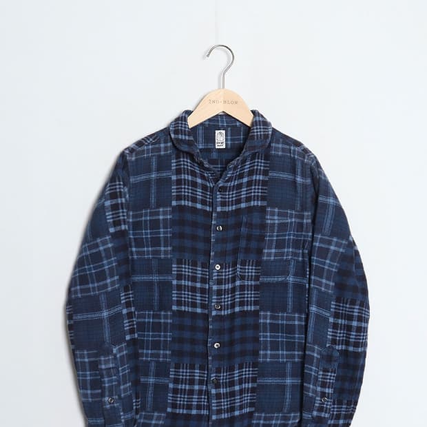 SHIRT KATO' Patch Work Flannel Shirts