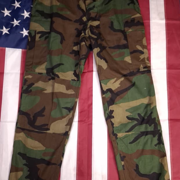 새제품 오리지날 미군 90's 우드랜드 지급용 BDU 팬츠