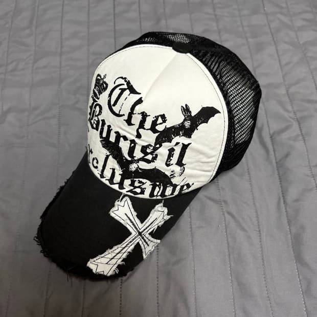 크로스 메쉬 볼캡